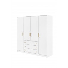 Skapis RETRO D4, balts
